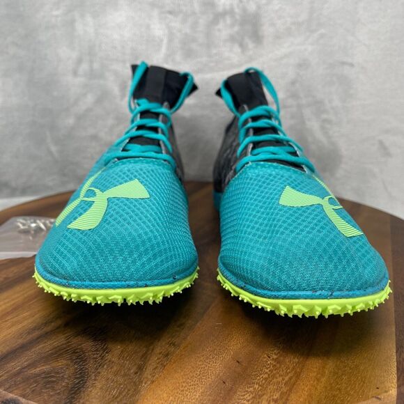 Under Armour Mens 13 Charged Bandit XC Spike 1273938-933 Track Cross Country - Picture 4 of 12